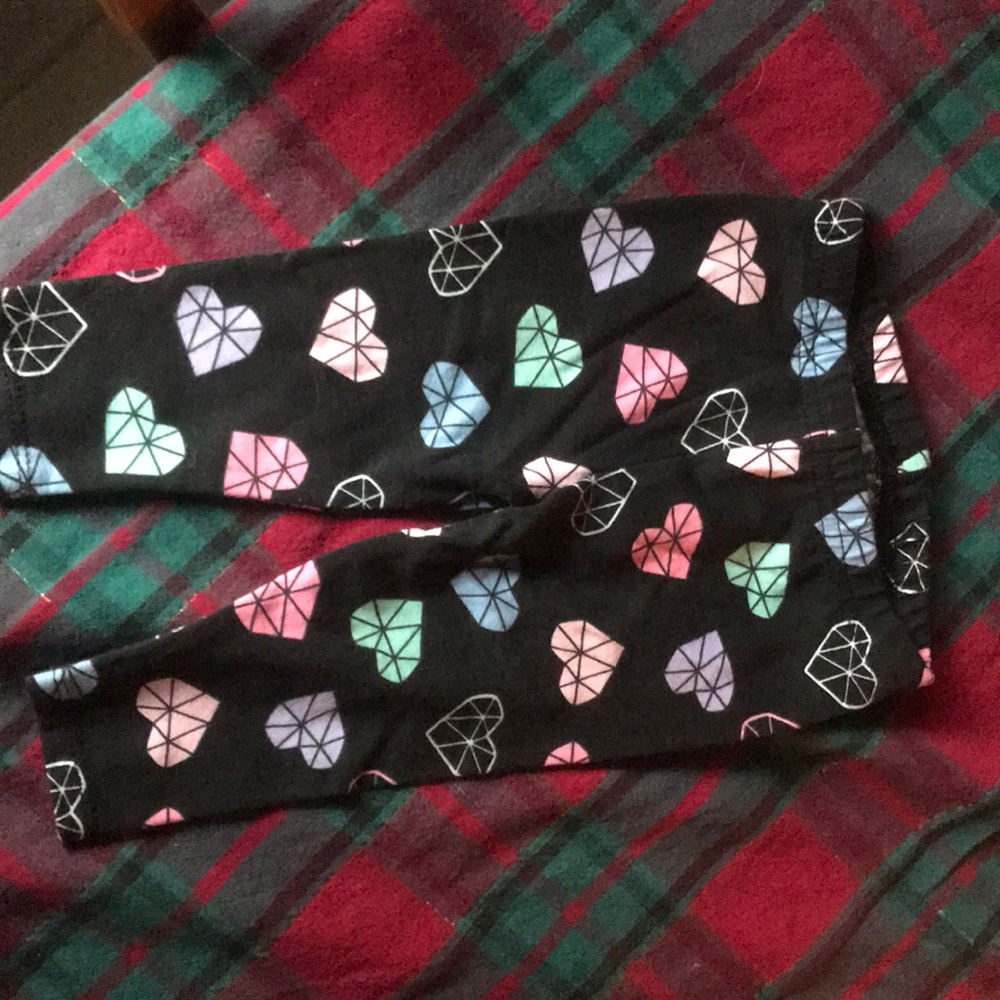 Heart diamonds baby pants